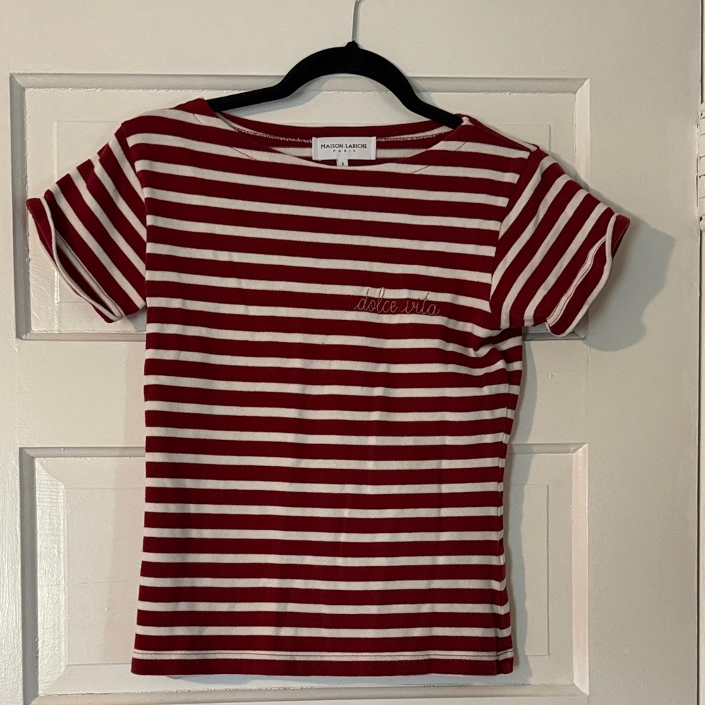 Maison Labiche ‘Dolce Vita’ Striped Tee